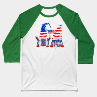 4th of july gnome Baseball T-Shirt